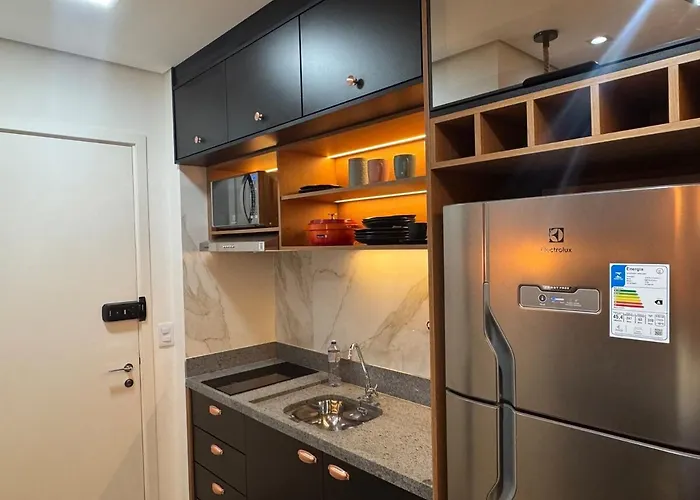Your Modern Retreat In Sp Balcony And Gym São Paulo