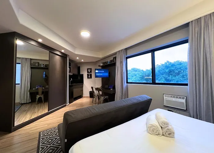 Bienal Suites - Moderna Suíte com Cozinha e Wi-Fi 700Mb - São Paulo