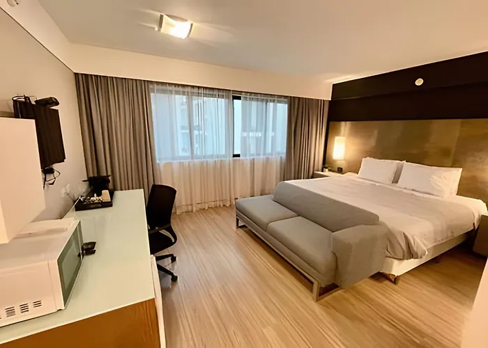 Flat Luxo No Hotel M. Ibirapuera, Moema