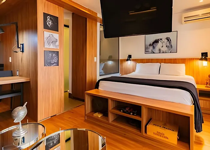 Flat moderno dentro de predio incrível no Itaim