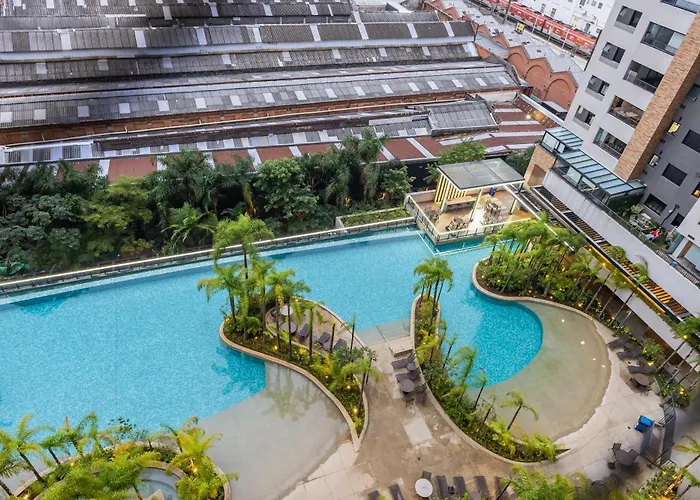 Apê Blue Resort Brás Piscina Playground 2 Qts