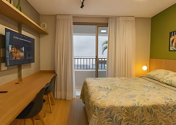 Sᴛᴜᴅɪᴏ Pʀᴇᴍɪᴜᴍ Aɴᴀ Rᴏsᴀ 205 - Wi-Fi - TV Smart - Academia - Coworking - ao lado do metrô!