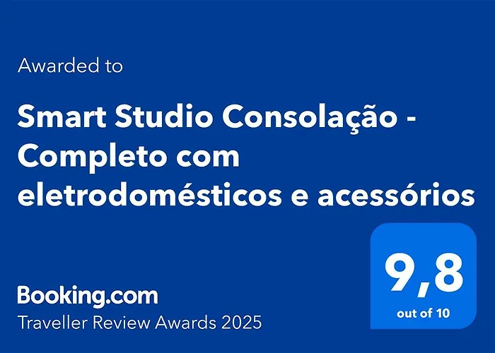 Smart Studio Consolação - Completo com eletrodomésticos e acessórios