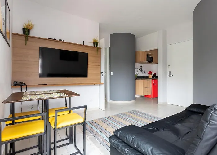 Fabuloso flat com Garagem - SP - 1307