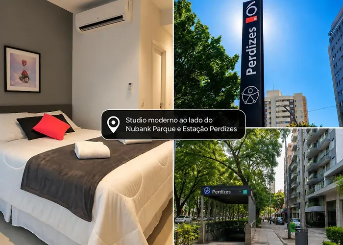 Flat mobiliado ao lado do Allianz Parque