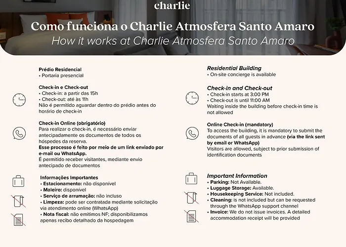Charlie Santo Amaro - Piscina, Academia e Nota 9,2